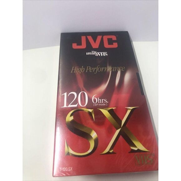 Sealed JVC High Performance T-120 SX Blank VHS SP - Picture 2 of 4